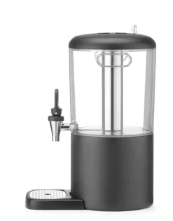 Saftspender, 4 l UNIQ, HENDI, designed by Robert Bronwasser, 4L, Schwarz, 315x211x(H)431mm