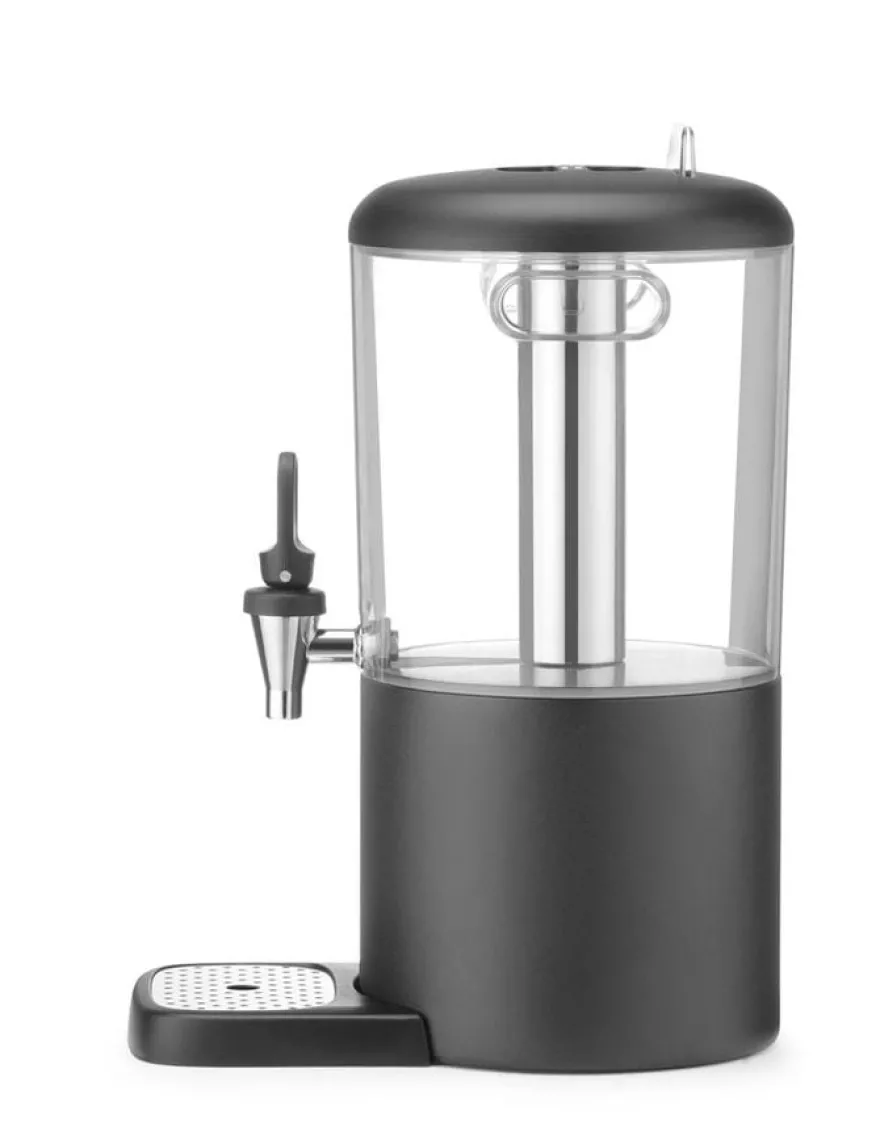 Saftspender, 4 l UNIQ, HENDI, designed by Robert Bronwasser, 4L, Schwarz, 315x211x(H)431mm