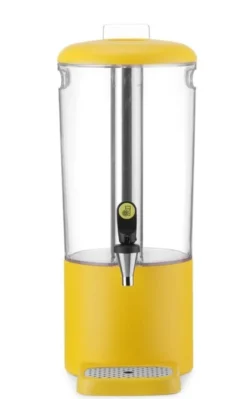 Saftspender, 8 l UNIQ, HENDI, designed by Robert Bronwasser, 8L, Gelb, 318x216x(H)532mm