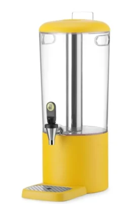 Saftspender, 8 l UNIQ, HENDI, designed by Robert Bronwasser, 8L, Gelb, 318x216x(H)532mm