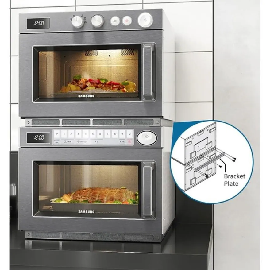Samsung Gewerbe-Mikrowelle 26 Liter 1850W, digitale Steuerung