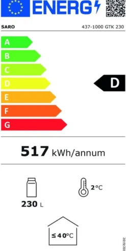 Saro Getränkekühlschrank 230 weiß