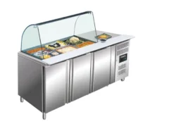 SARO Saladette mit Glasaufsatz GN 3100 TNS
