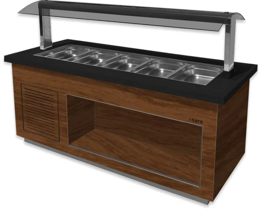 SARO Salatbar Premium Line SB-K170 braun/schwarz