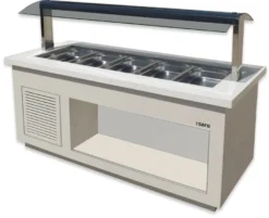 SARO Salatbar Premium Line SB-K200 weiss, für 5x 1/1 GN