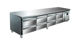 SARO Unterbaukühltisch mit 4x2 Schubladen, Modell UGN 4180 TN