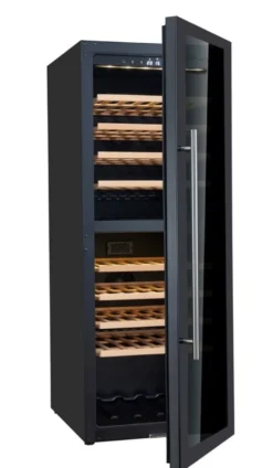 SARO Weinlagerschrank WK 77D, für 77 Flaschen, 2 Zonen