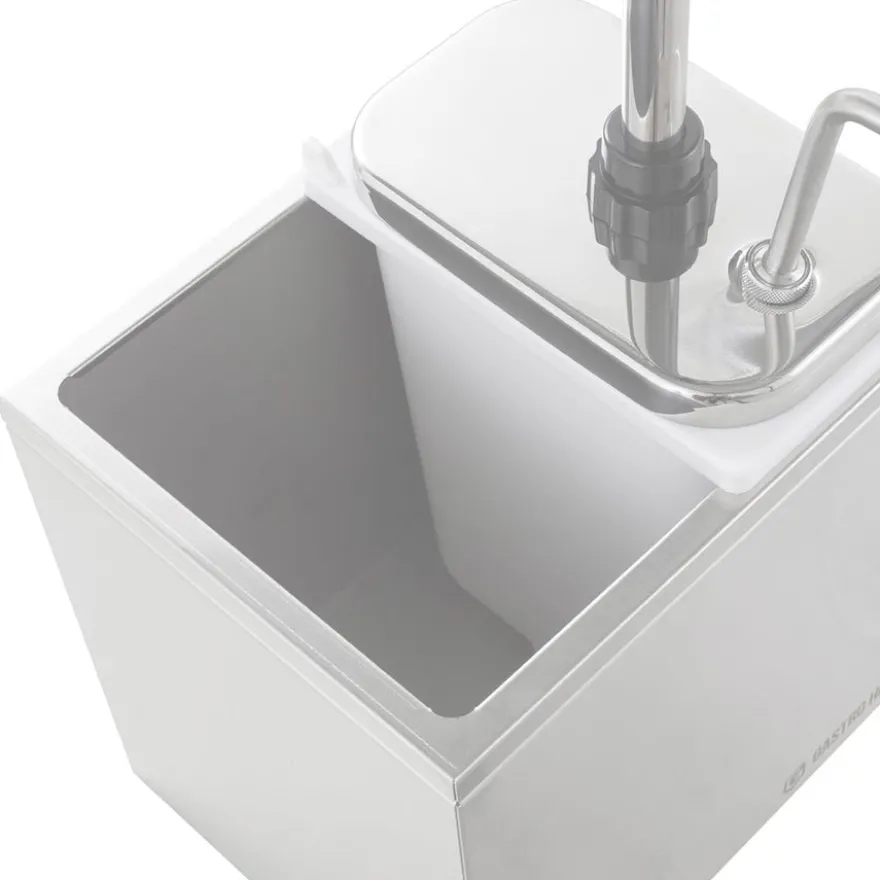 Saucenspender - 2 x 2 Liter - Dosierpumpe Edelstahl