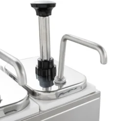 Saucenspender - 3 x 2 Liter - Dosierpumpe Edelstahl