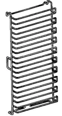 Schienenset 10 x 60/40 für Dexion Kombidämpfer & Heißluftofen