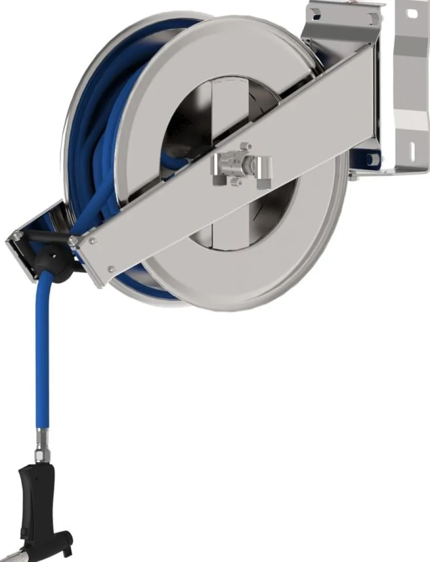 Schlauchaufroller mit Brause Profi 20m