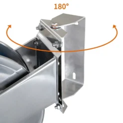 Schlauchaufroller mit Brause Profi 10m