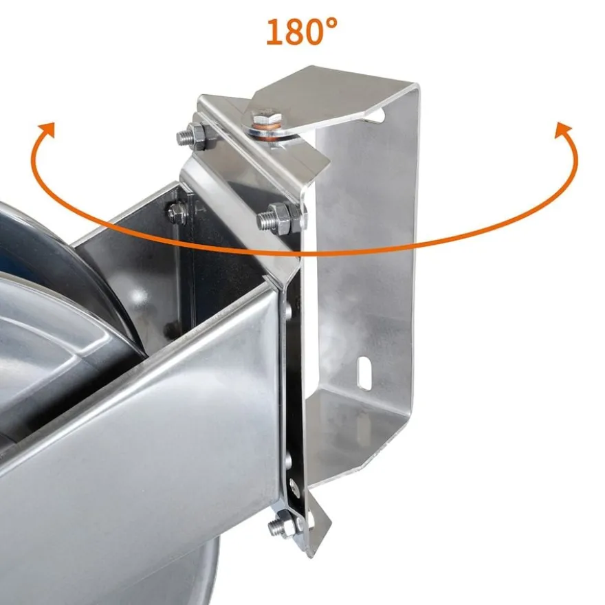 Schlauchaufroller mit Brause Profi 10m