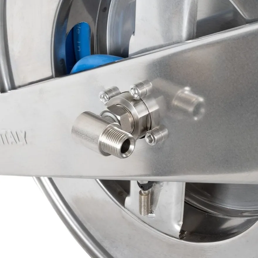 Schlauchaufroller mit Brause Profi 10m