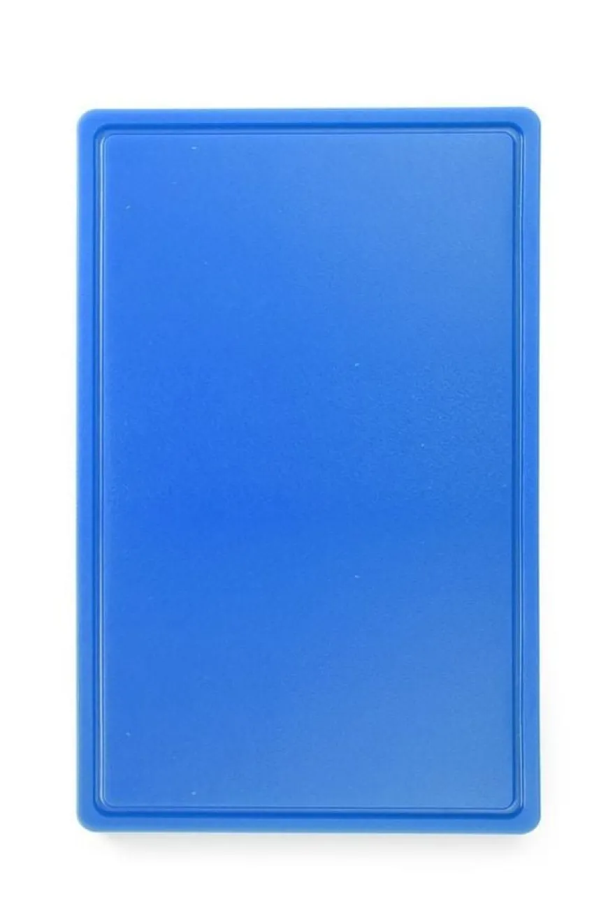 Schneidbrett GN 1/1 - 53 x 32,5 x 1,5 cm - HDPE blau