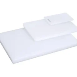 Schneidbrett, weiß, Länge 60 cm, Breite 40 cm, Dicke 4 cm
