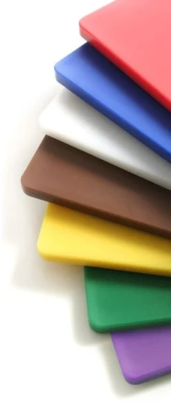 Schneidbrett 45 x 30 x 1,3 cm - HDPE rot