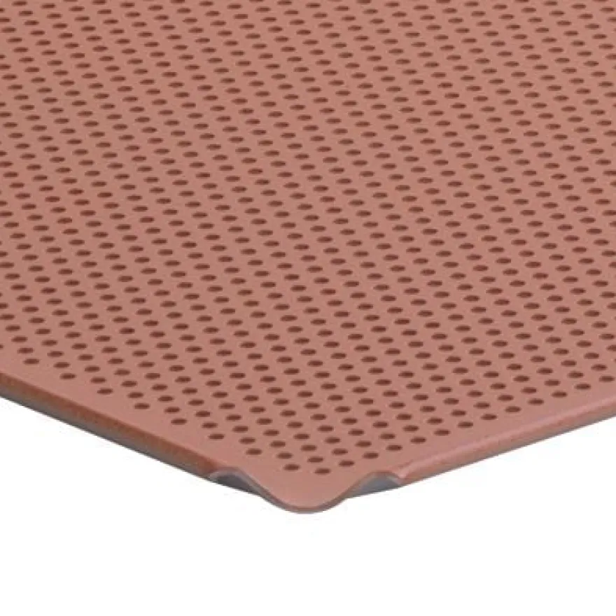 Schneider Alu-Backblech mit 3 mm Lochung und Silikonbeschichtung 600 x 400 mm, 45° Ränder