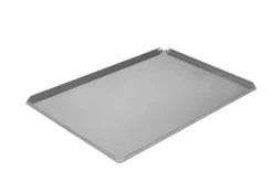 Schneider Edelstahl Ausstellbleche 600 x 400 mm, offene Ecken