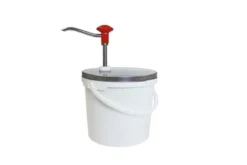 Schneider Edelstahl Dosierspender mit 5 l PP-Behälter 220 mm