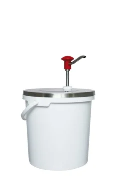 Schneider Edelstahl Dosierspender mit 10 l PP-Behälter 265 mm