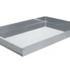 Schneider Edelstahl Schnittkuchenbleche mit Vorsatzschiene 580 x 400 x 50 mm