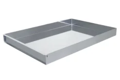 Schneider Edelstahl Schnittkuchenbleche mit Vorsatzschiene 580 x 400 x 50 mm