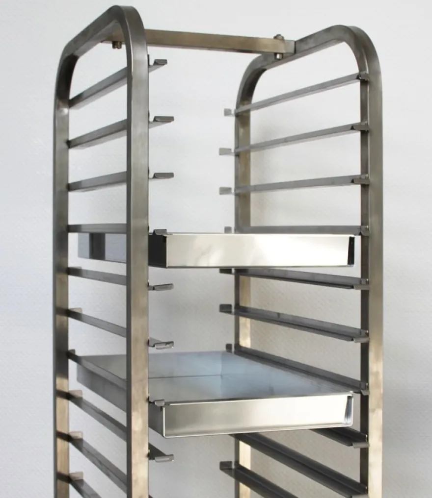 Schneider GN 1/1 Aluminium Schnittkuchenblech mit Vorsatzschiene