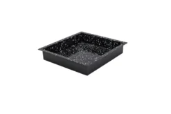 Schneider GN 2/3 Granit-Emaille Konvektomatenblech 60 mm, 90° Ränder