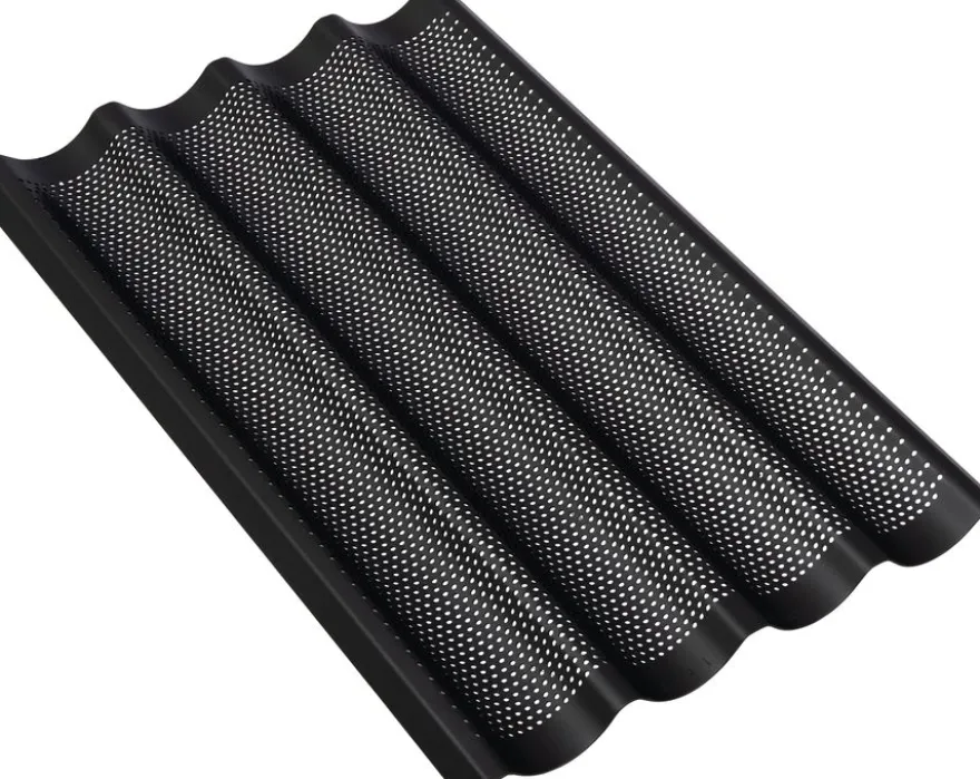 Schneider GN 1/1 Teflon Baguettebleche 325 x 530 mm, schwarz