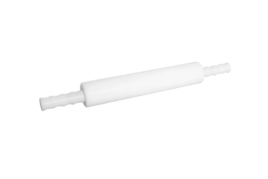 Schneider Kunststoff Teigrolle mit Edelstahlwalzen 40 cm, weiß