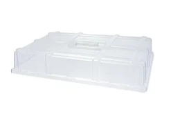 Schneider PET Abdeckhaube rechteckig 620 x 425 x 105 mm, transparent