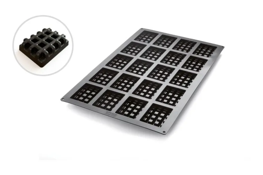 Schneider Silikon-Backformen Waffel 20 x 113 ml