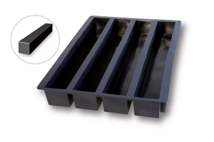 Schneider Silikon-Backformen Rinne 4 x 2401 ml