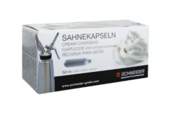 Schneider Universalsahnekapseln für Sahnemaschinen, 50 Stück