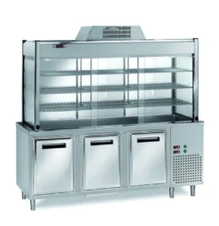 Selbstbedienungskühlvitrine PROFI 1200x700x2000 - 3x GN1/1