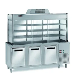 Selbstbedienungskühlvitrine PROFI 1500x700x2000 - 4x GN1/1