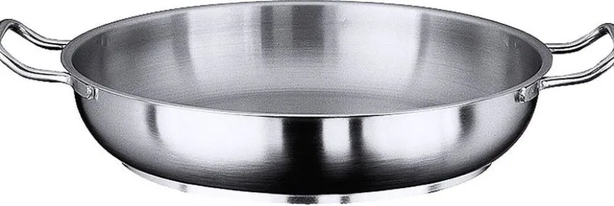 Serie 2100 Bratpfanne / Paellapfanne mit zwei seitlichen Griffen, Boden Durchmesser 29 cm, Innen Durchmesser 36