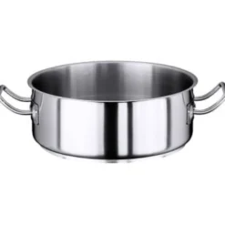 Serie 2100 Flacher Bratentopf mit Edelstahlgriffen, Durchmesser 53cm, matt