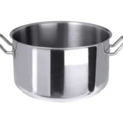 Serie 2000 Flacher Fleischtopf mit Edelstahlgriffen, Boden Durchmesser 32,5cm
