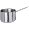 Serie 2100 Hohe Stielkasserolle mit Rohrgriff, Boden Durchmesser 10cm Inhalt 0.8Lt.
