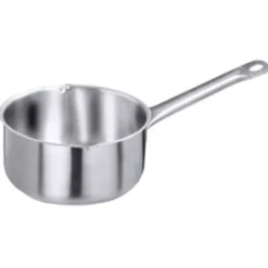 Serie 2100 Milchkasserolle mit Ausguss, Boden Durchmesser 16cm Inhalt: 3 Lt.