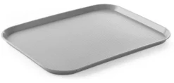 Serviertablett aus Polypropylen, schwarz 360x460 mm