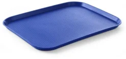 Serviertablett aus Polypropylen, schwarz 360x460 mm