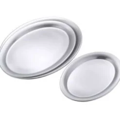 Serviertablett oval, Länge 23 cm, Breite 17,5 cm, Höhe 1,1 cm