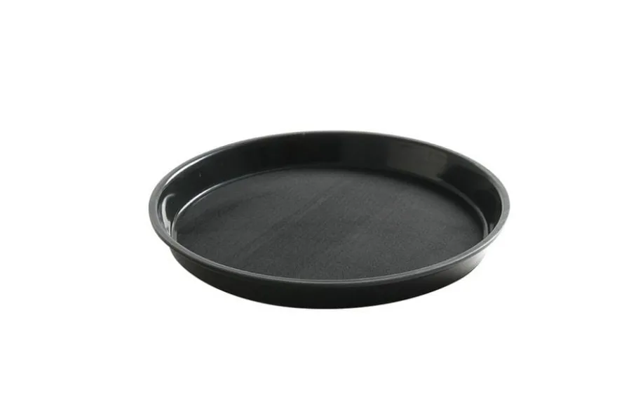 Serviertablett "Polyform" rund, schwarz