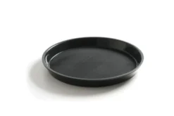 Serviertablett "Polyform" rund, schwarz