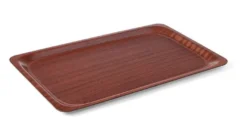 Serviertablett, rechteckig Woodform Antirutsch 430x610 mm