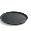 Serviertablett rund - 360mm - schwarz