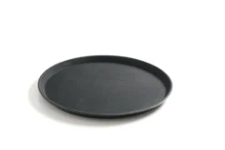 Serviertablett rund - 360mm - schwarz
